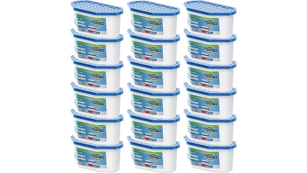 fragrance free blue 18 pack absorbers