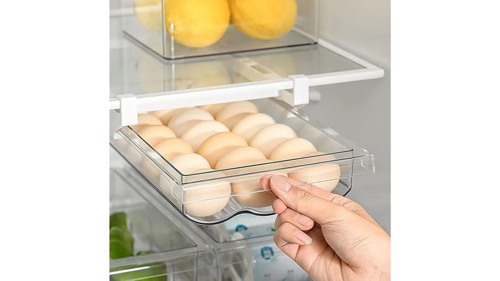fridge egg drawer organizer