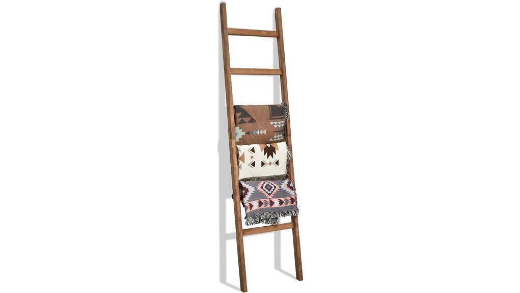 fuin 6 4ft wooden ladder