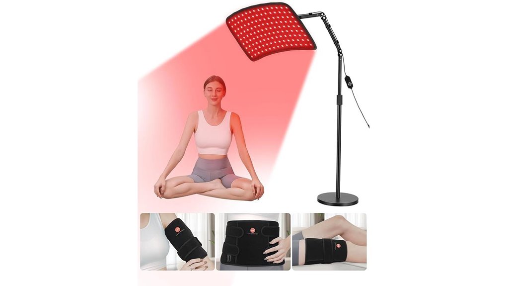 full body red lamp