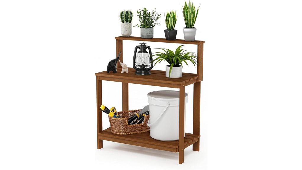 furinno tioman hardwood bench