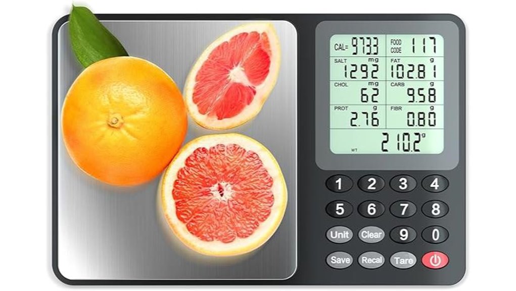 fuzion digital food scale