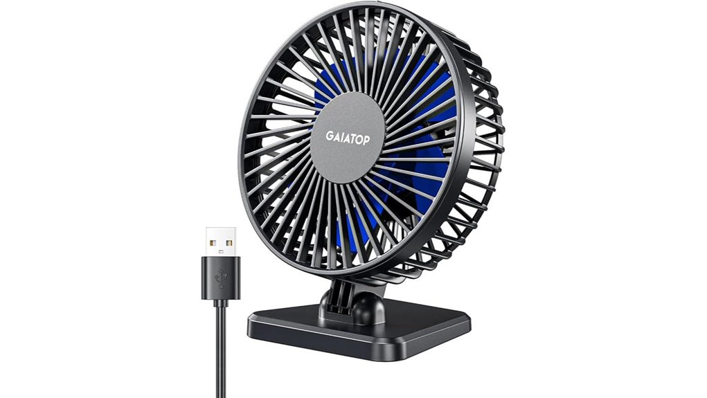 gaiatop portable usb mini desk fan