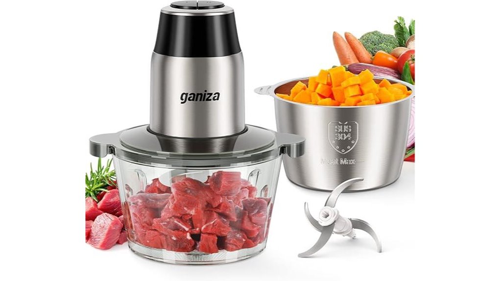 ganiza 2 bowl processor grinder
