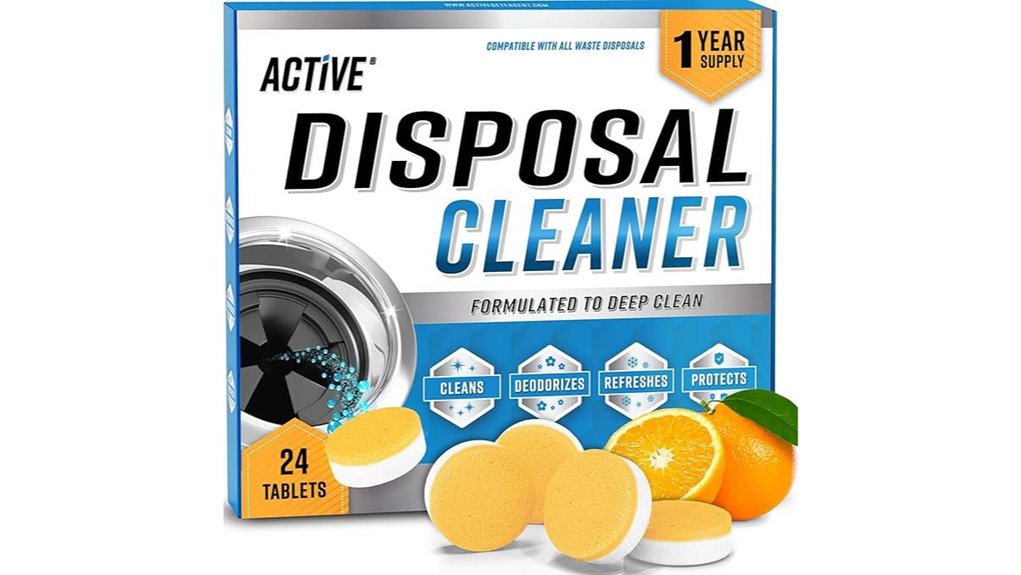 garbage disposal cleaner tablets 24