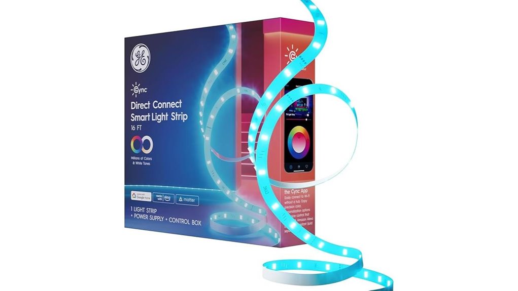 ge cync led strip alexa matter compatible