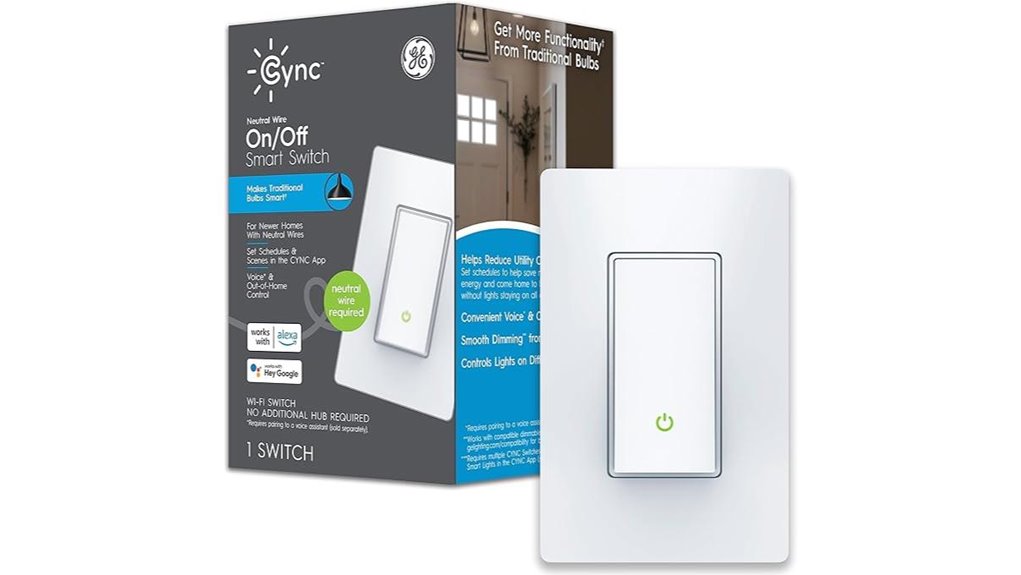 ge cync switch bluetooth wi fi paddle