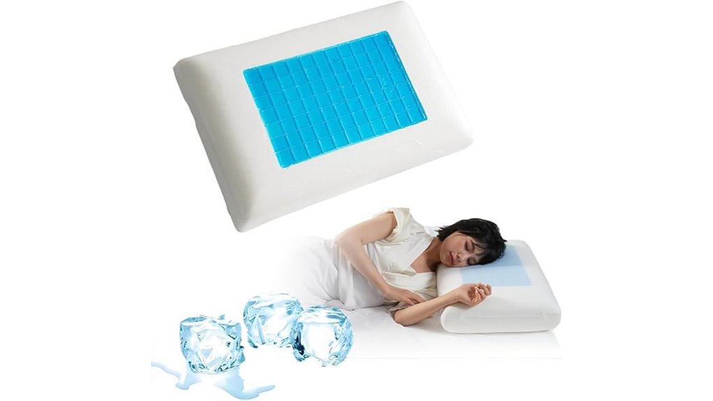 gel cooling pillow for neck and shoulders