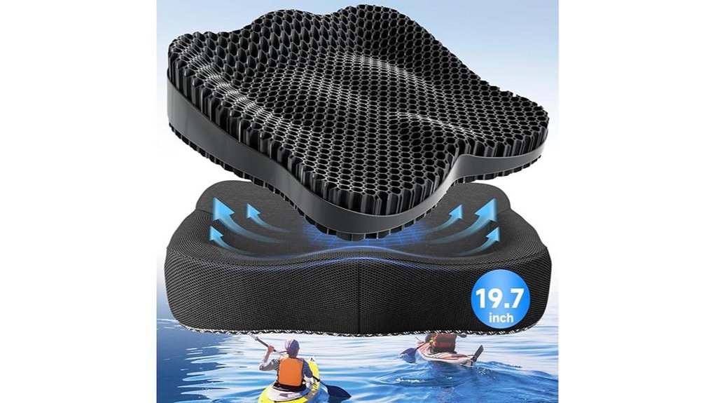 gel waterproof kayak cushion