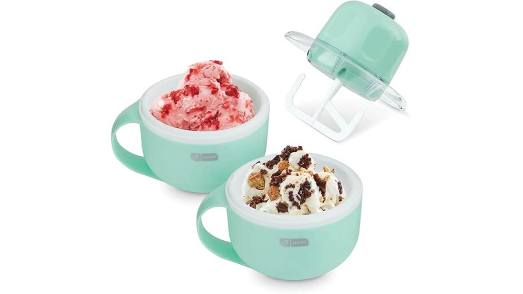 gelato maker double bowls