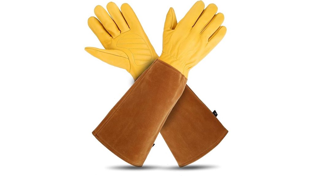 gender neutral rose pruning gloves