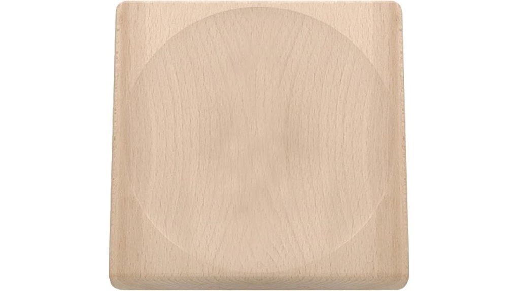 german made triangle mezzaluna cutting board