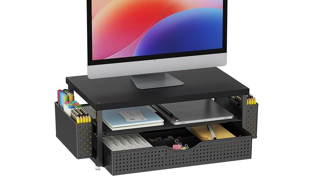 gianotter 2 tier wood drawer