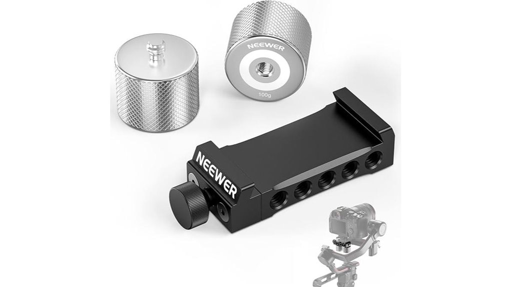 gimbal counterweights and clamp