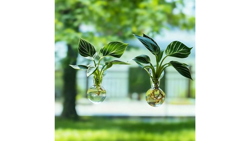 glass terrarium window planter