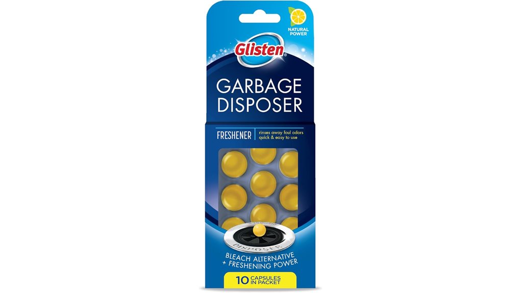glisten lemon scent disposer capsules