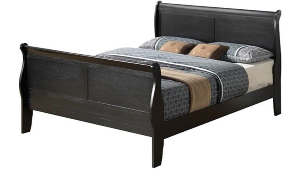 glory furniture queen sleigh bed