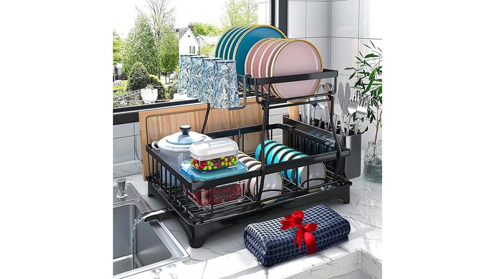 godboat 2 tier auto drain rack