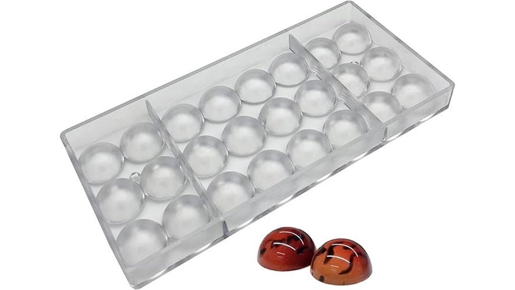 goldbaking semi sphere chocolate mold