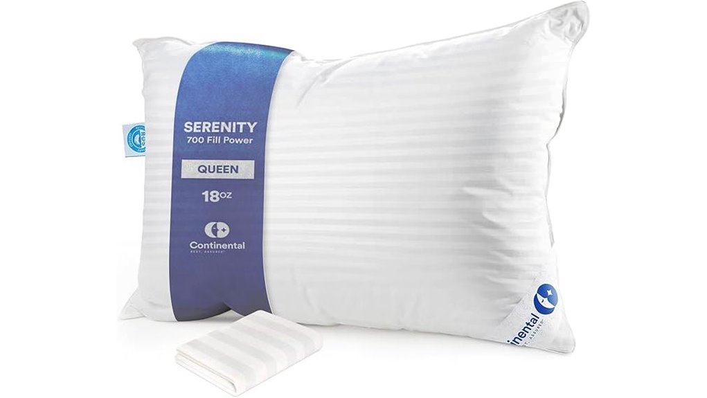 goose down queen pillow
