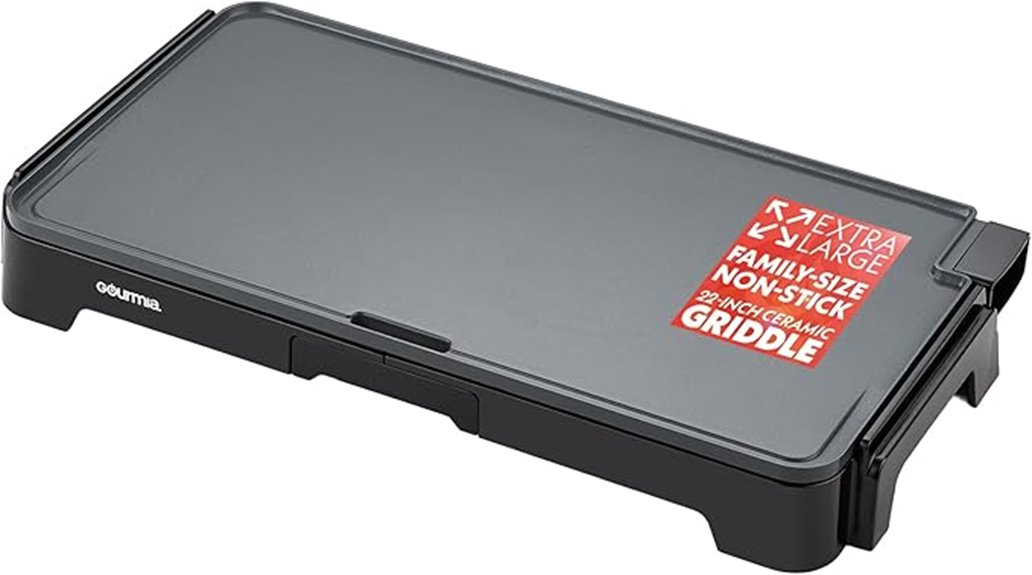 gourmia 22 xl griddle pan