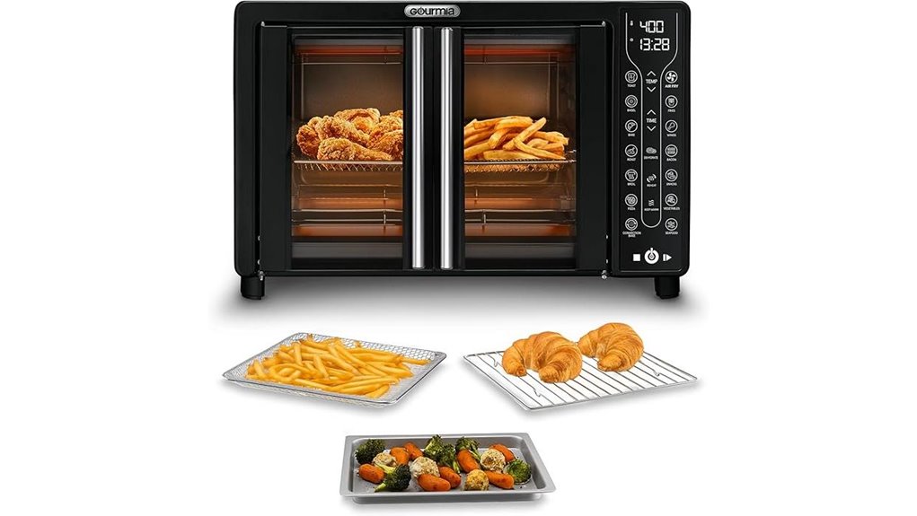 gourmia 25 qt french door