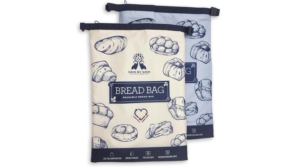 grain bags reusable zipper