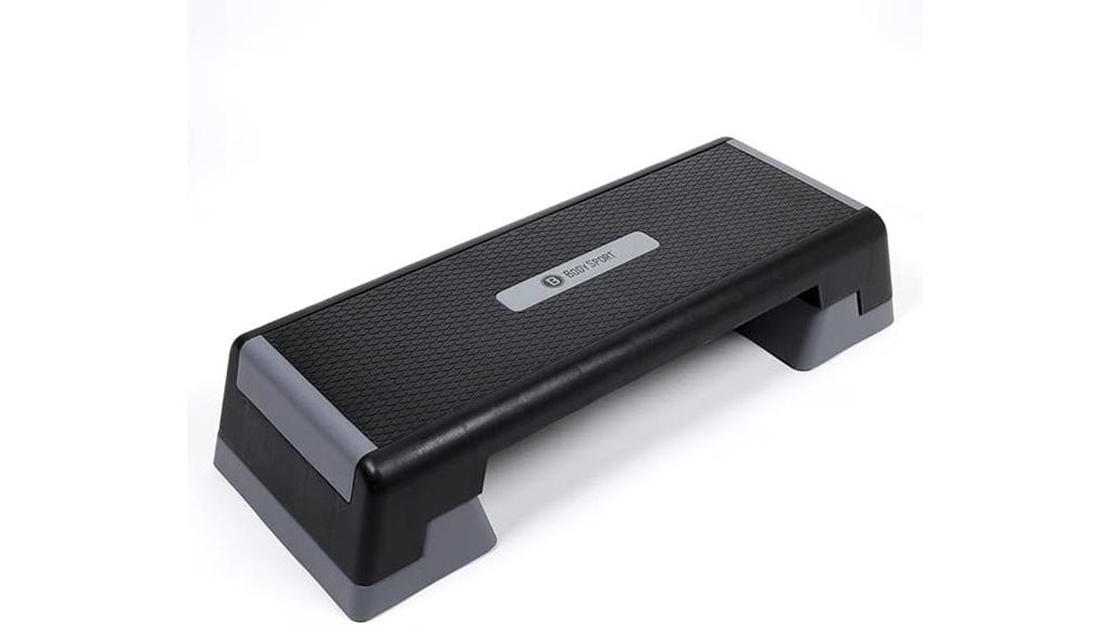 gray black aerobic step