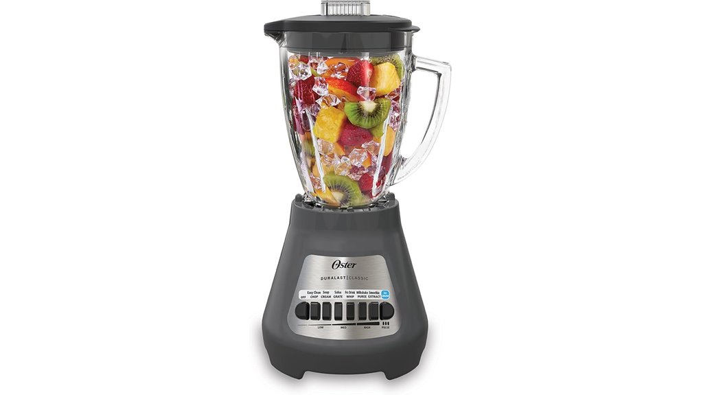 gray oster 8 speed blender