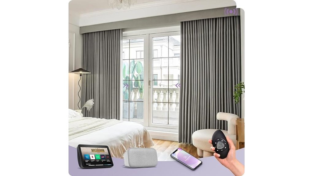 graywind smart motorized curtains