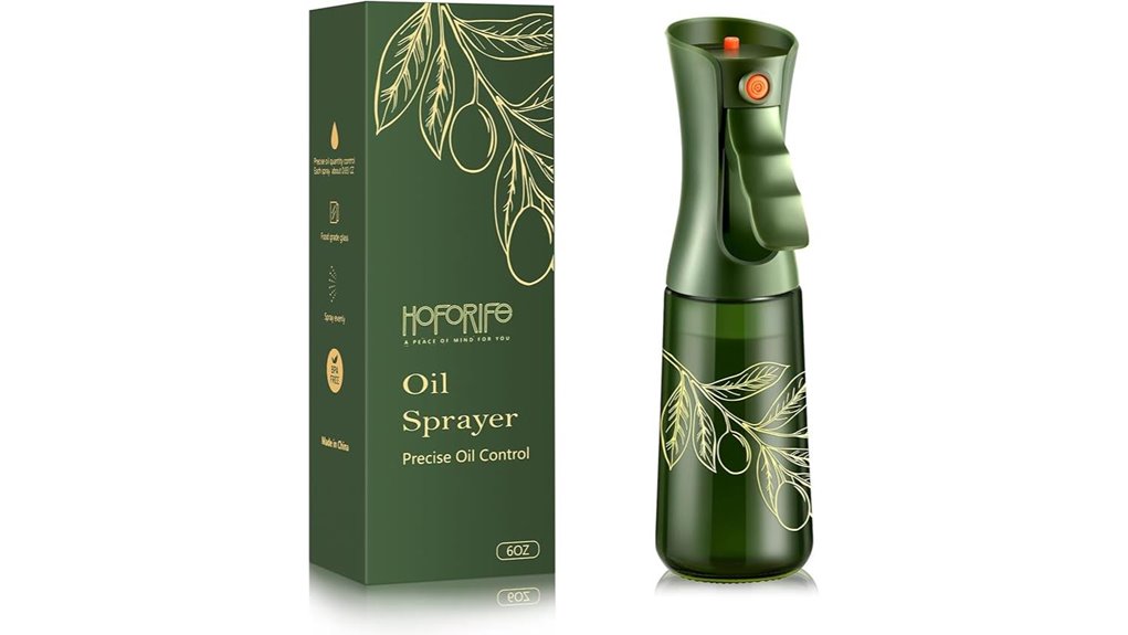 green 200ml glass sprayer
