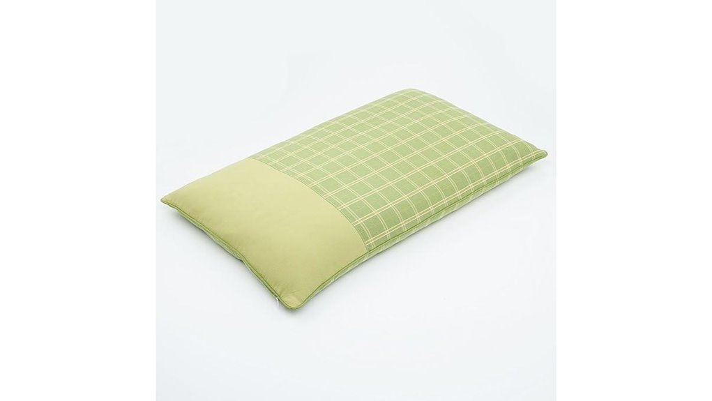 green adjustable buckwheat pillow