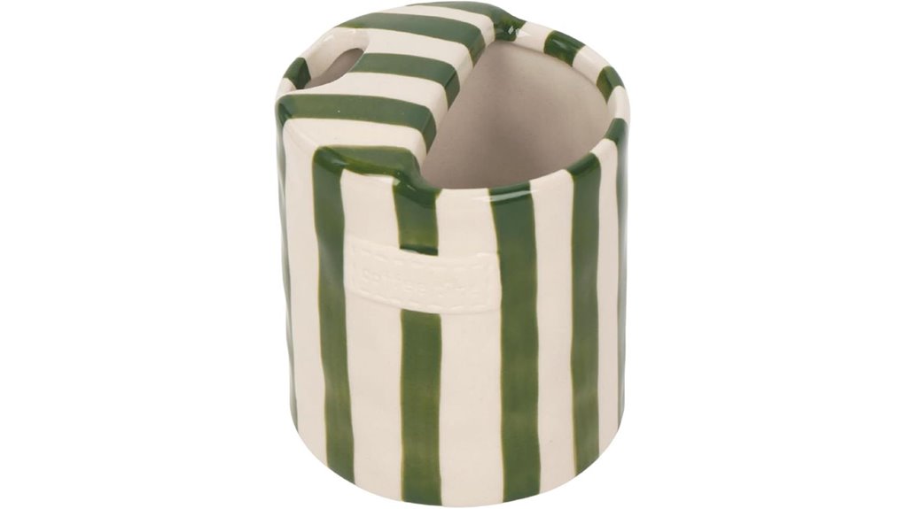 green ceramic espresso cup