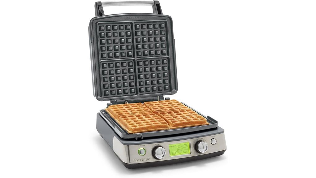 greenpan belgian nonstick waffle