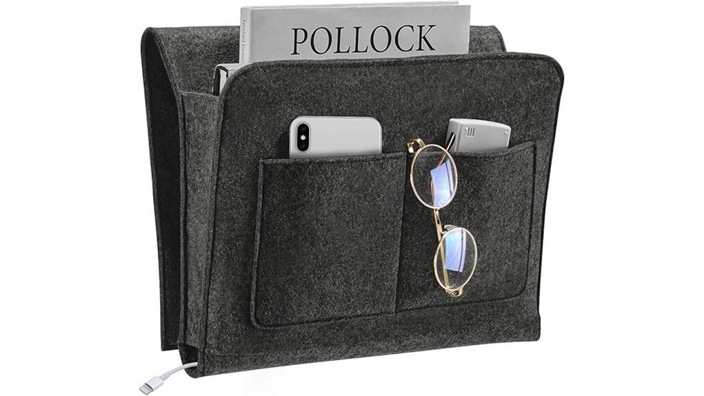 grey dorm bunk caddy