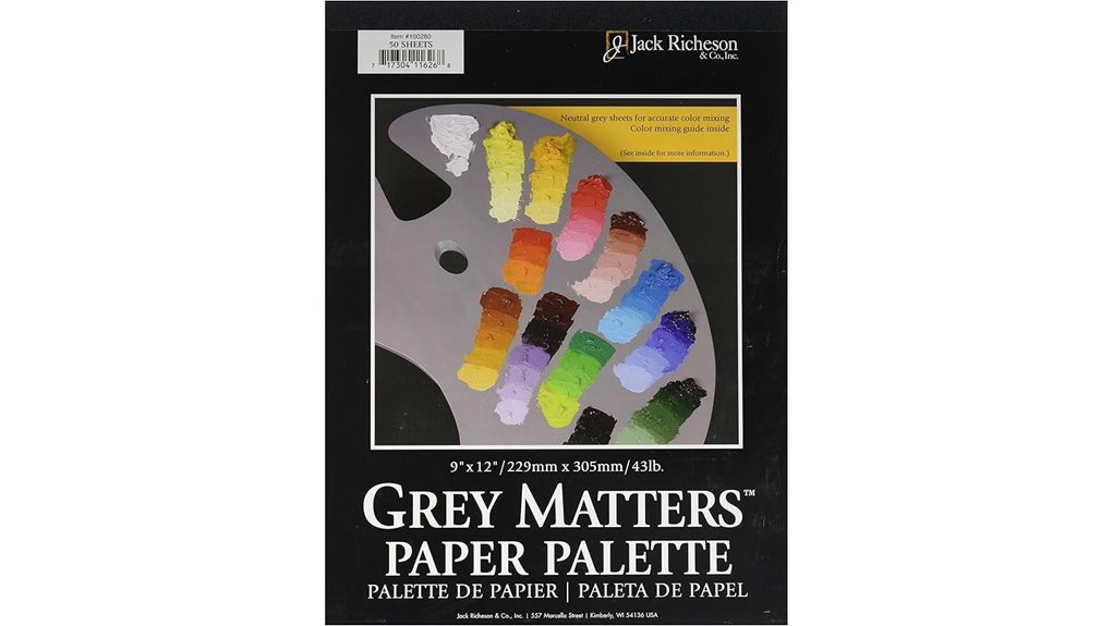 grey matters 50 sheet palette