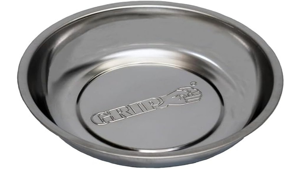 grip six inch magnetic parts tray