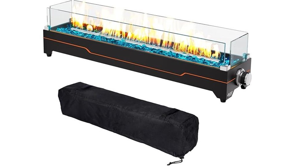 grisun 28 inch tabletop firepit