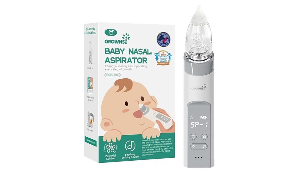 grownsy nasal aspirator with music