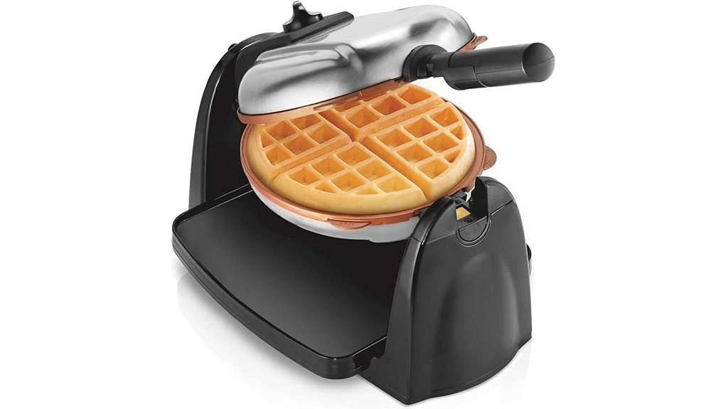 hamilton beach waffle maker with plates