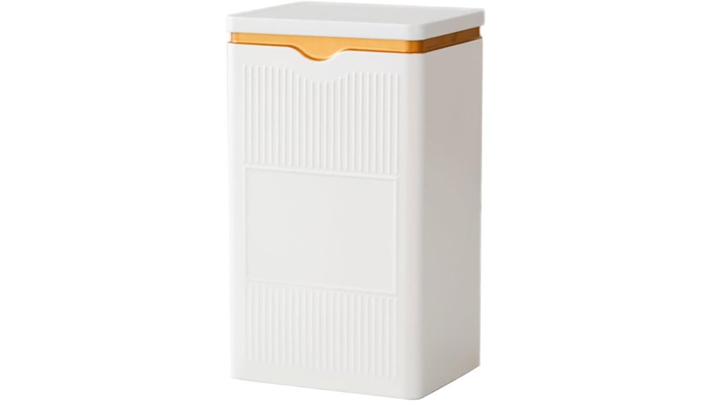 han sheng square tea tins white