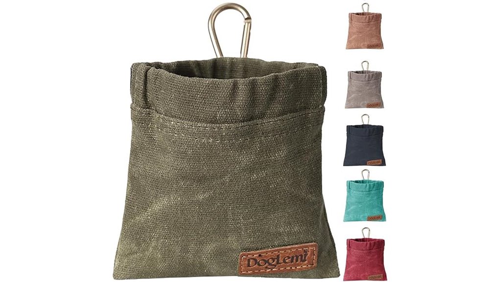 hand free dog treat pouch