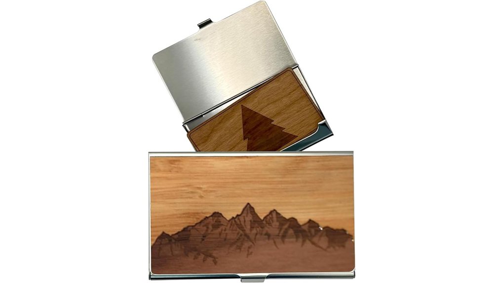 handcrafted wooden wallet buckle