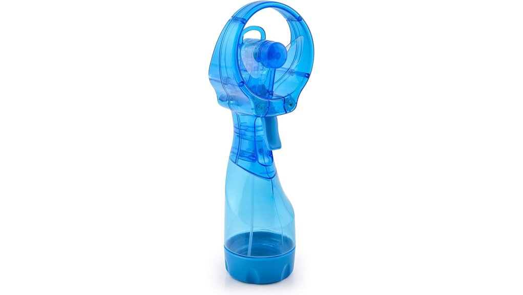 handheld battery misting fan