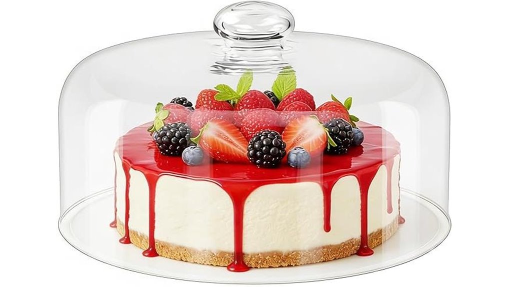 handmade glass cake dome