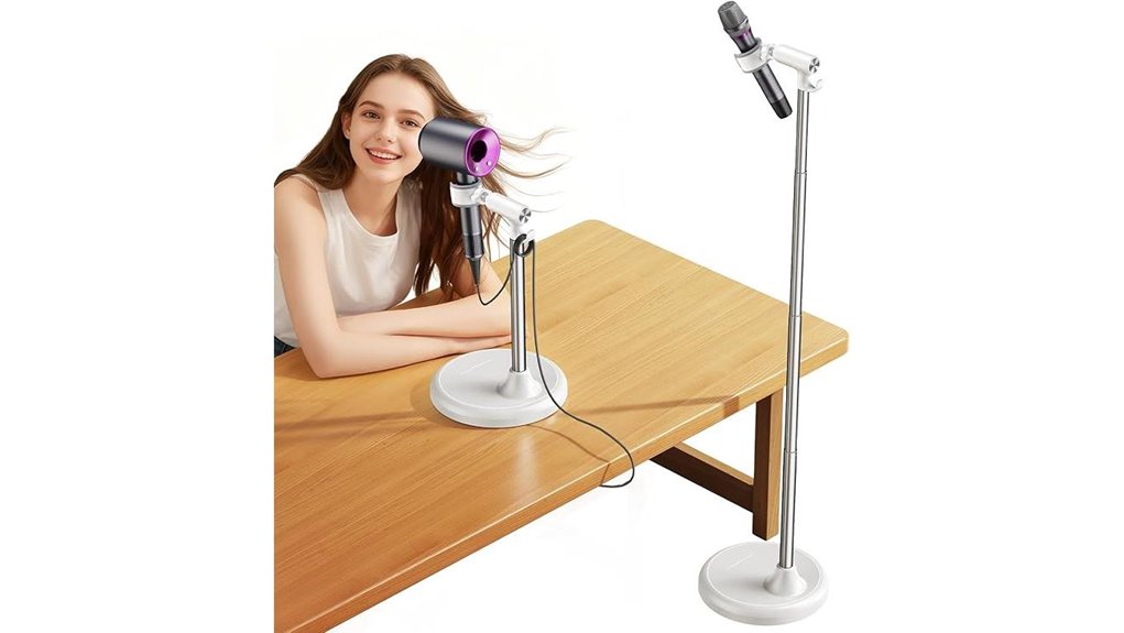 hands free adjustable swivel stand