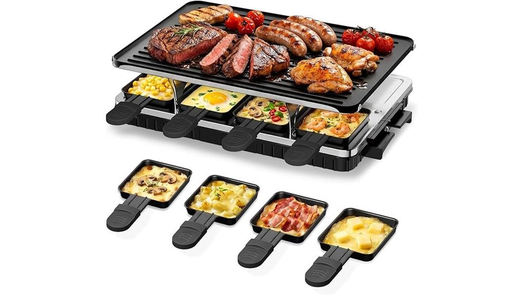 hbn electric raclette grill