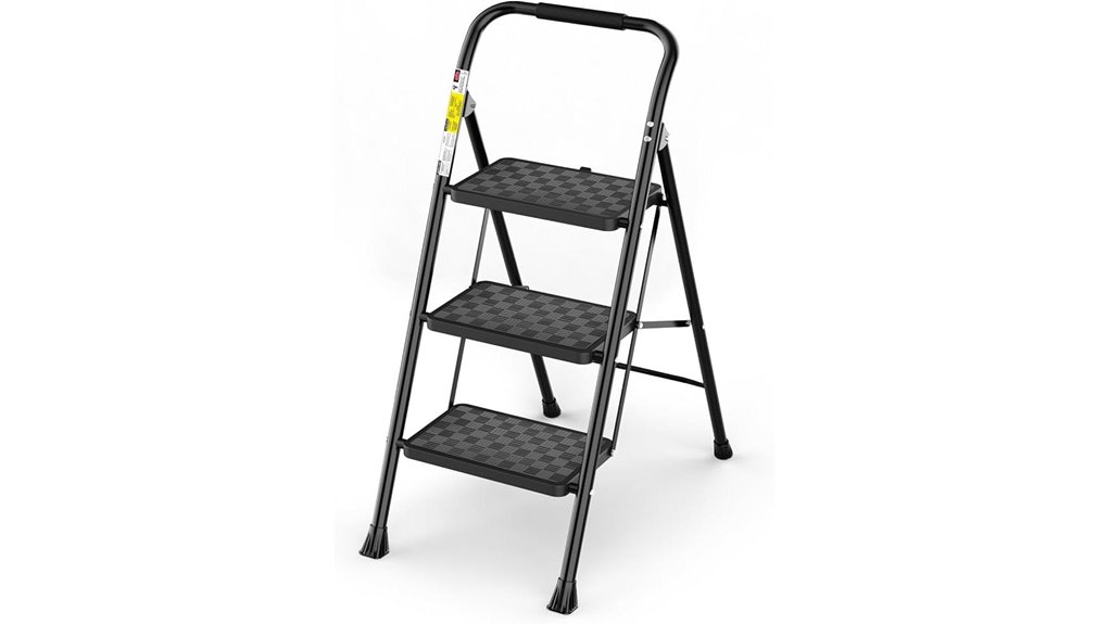 hbtower 3 step cushioned ladder