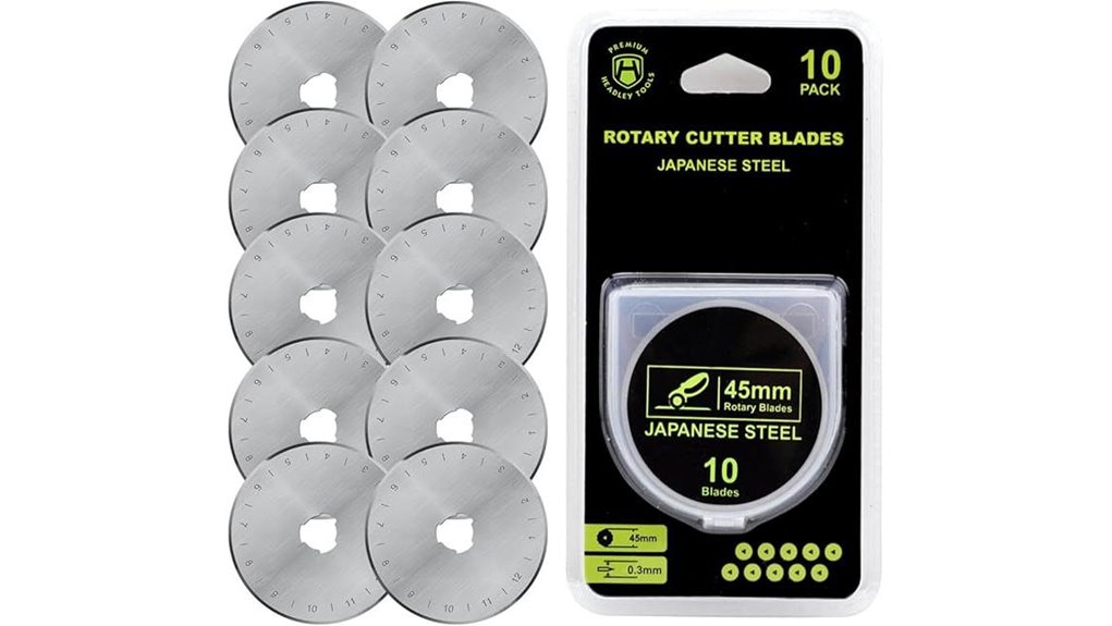 headley rotary cutter blades pack