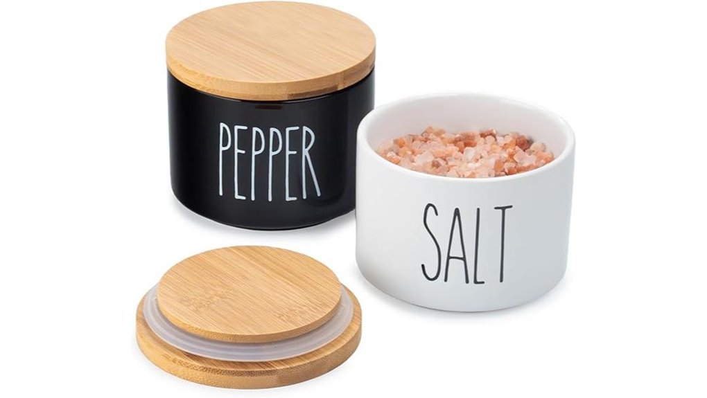 heartland ceramic salt pepper lids